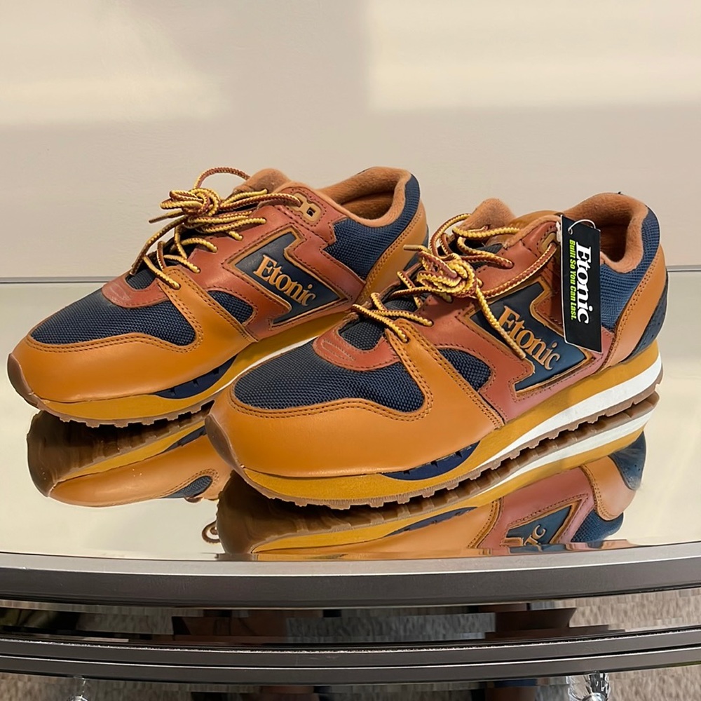 Etonic Leather/Mesh Shoes Trans Am Trainer Sneakers